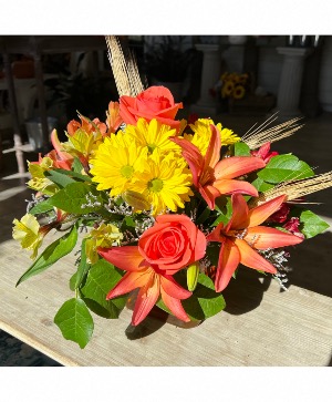 Fall Glory Vase Arrangement 