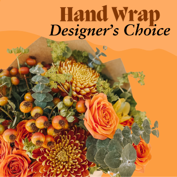 SF Fall Hand Wrap Designer's Choice Hand Wrap in Sonora, CA | SONORA FLORIST AND GIFTS