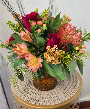 Fall Horizon Fresh Flower Arrangement