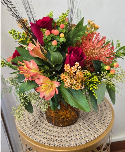 Fall Horizon Fresh Flower Arrangement