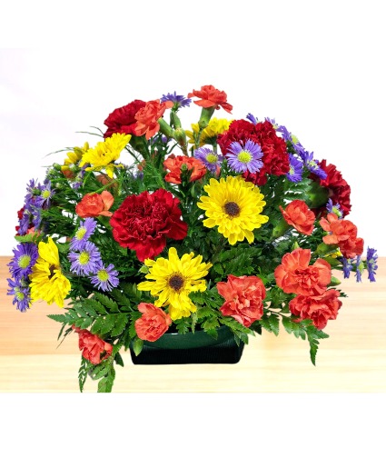 Harvest Centerpiece Dish Arrangement 