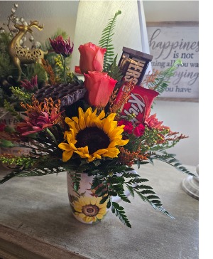 Mom's favorite Vase arrangement 