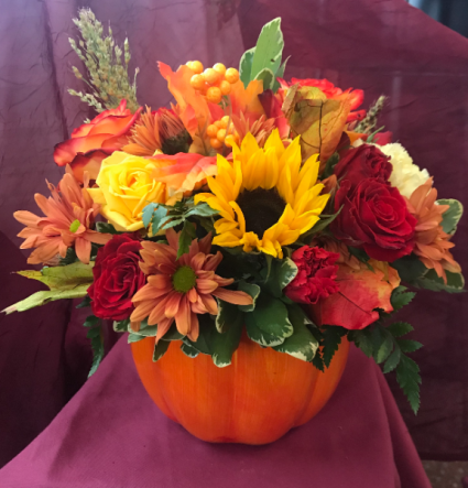 Fall Pumpkin Floral