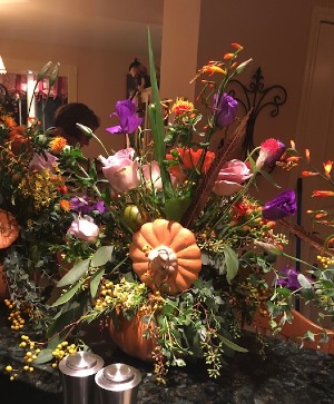 Fall Pumpkin Centerpiece 