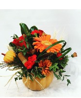 Fall Pumpkin  Ceramic arrangements 
