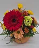 Fall Pumpkin Floral Bouquet