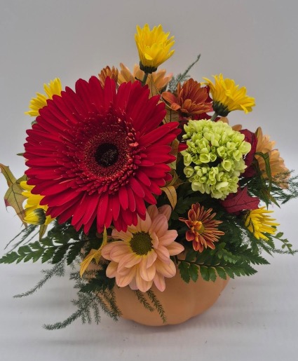 Fall Pumpkin Floral Bouquet