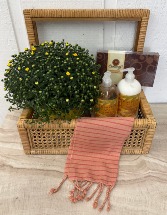 Fall Rattan Gift Box 