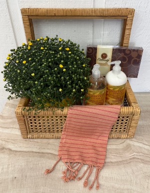 Fall Rattan Gift Box 