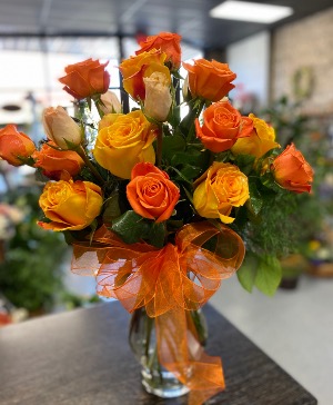 Fall Roses Rose Arrangement