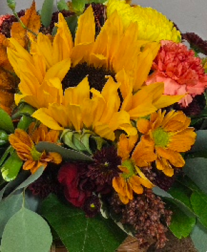 Fall Round Tablecentrepiece Fresh arrangement