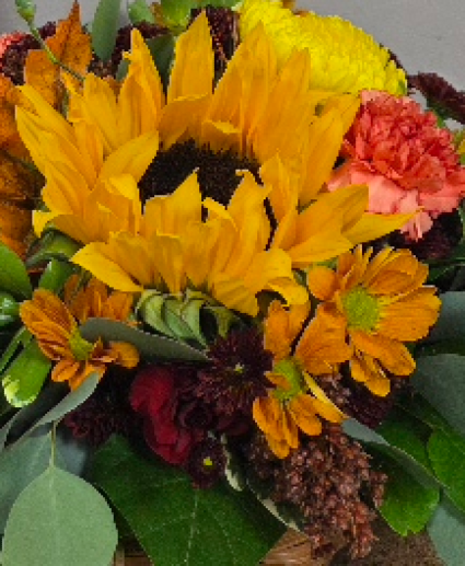Fall Round Tablecentrepiece Fresh arrangement