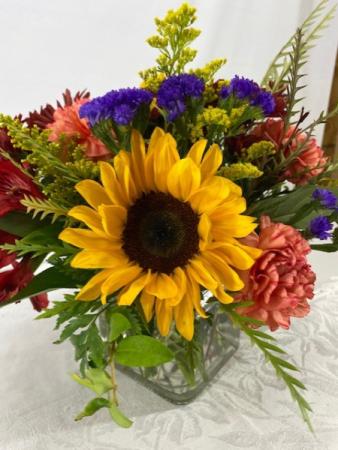 Fall Sensation Cube Vase 