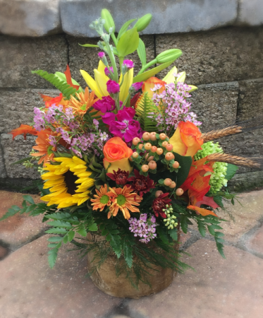 Fall Spectacular in Birch Cylinder 