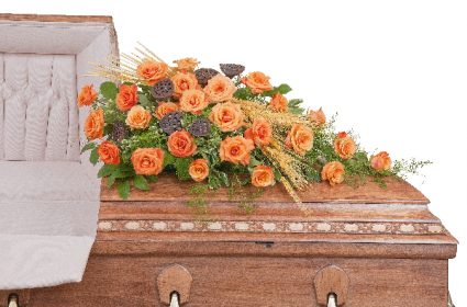 Fall Splendor Casket Spray 