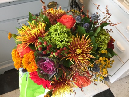 Fall Splendor Vase Arrangement