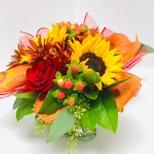 Fall Joy Vase Arrangement