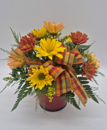 Fall Tin  Floral Bouquet in Presque Isle, ME | COOK FLORIST, INC.