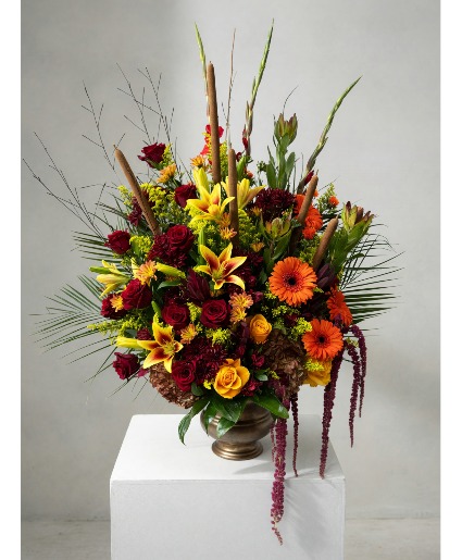 Fall Urn Arrangement  Flower Arrangement
