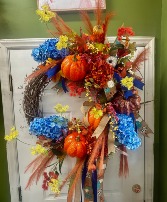 FALL VIBES DOOR WREATH SILK