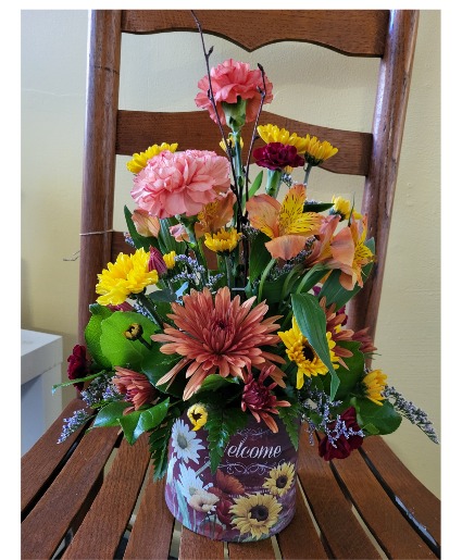 Fall Welcome Bucket 