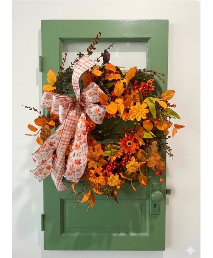Fall Wreath  Silk Arrangement