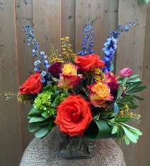 Falling for You  customer designers vase arrangement