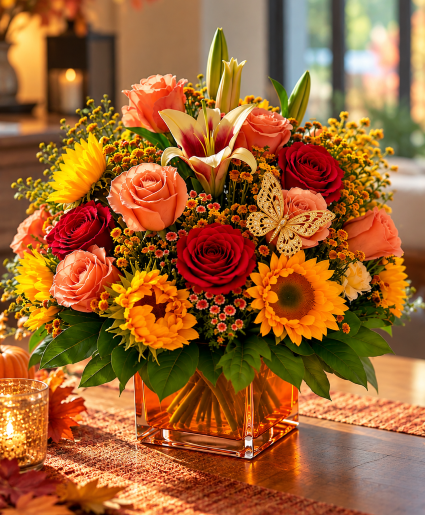 Falling for You in Amber Call Us for Faster Service & Daily Specials: (915) 303-8500 Text Us to Order Anytime: (915) 505-3708 Your trusted source for Flowers & Delivery in El Paso TX 