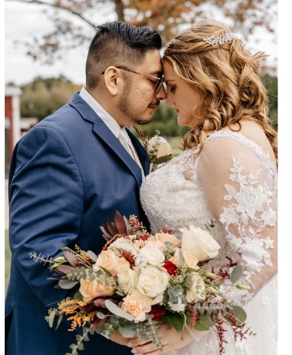 Falling in Love Fall Bridal Bouquet