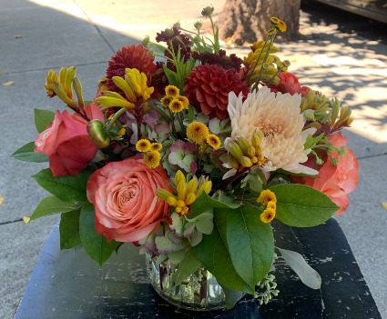 Falling Leaves Flower Arrangement
