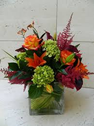 Fallish Cube Arrangement Vase Arrangement  Substitutions Maybe Necessary