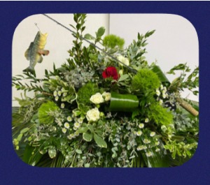 Family Casket Spray Casket Blanket