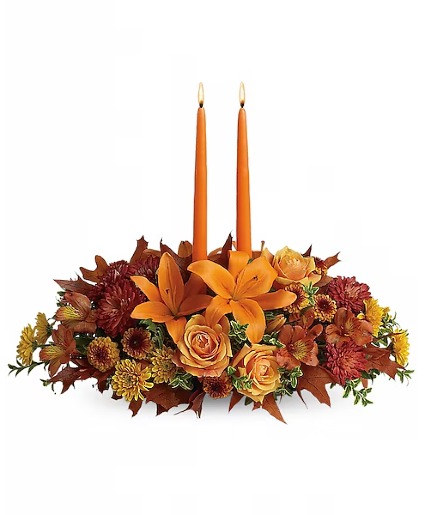 Family Gathering Centerpiece Flower Arrangement