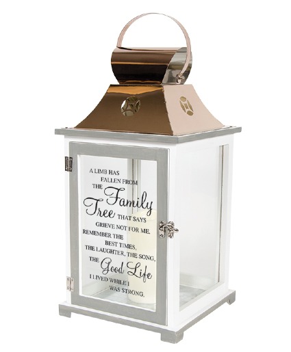 Family Tree Memorial Lantern