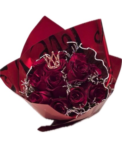 Fancy Pants 12 Rose Bouquet Roses Wrapped