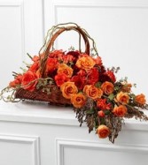 Fare Thee Well Arrangement Basket Mix Flowers
