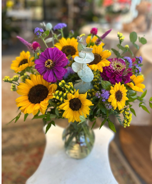 Farm Cut Blooms Vase Arrangement 