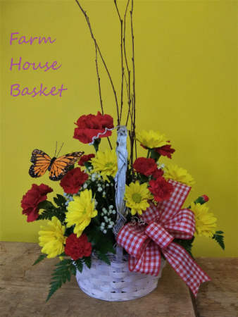 Farmhouse Basket   in Presque Isle, ME | COOK FLORIST, INC.