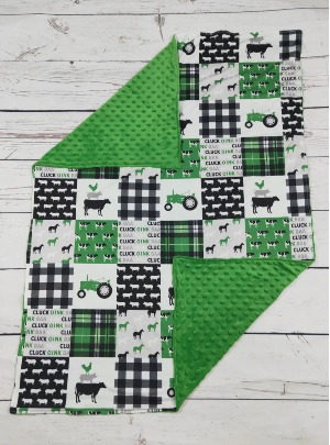 Farm Life Baby Blanket 