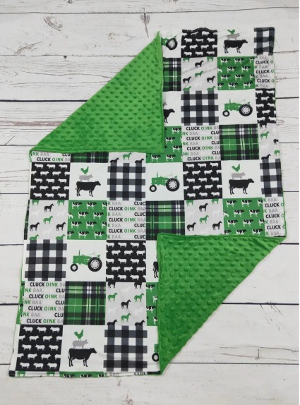Farm Life Baby Blanket 