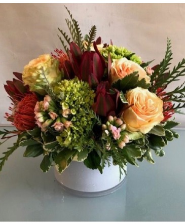 Fashion Statement White Cylinder in Braintree, MA | Braintree Flowers