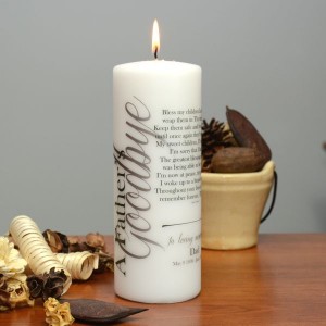 FATHER'S GOODBYE CANDLE 