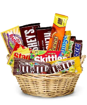 Favorite Candy Gift Basket  Gift Basket