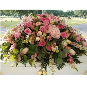 Femininity Casket Spray  Casket Spray  in Nederland, TX | Harris Florist