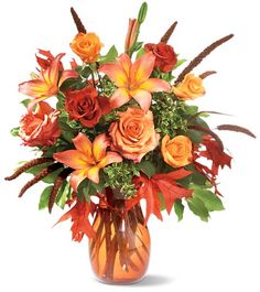 Festival of Fall Mixed Flowers
