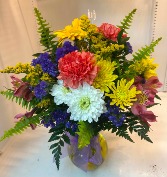 Festive Assortment Fresh Arrangement