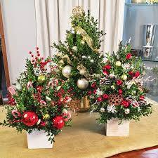 Festive Boxwood Trees One Fully Decorated Fresh Boxwood  in Sunbury, PA | WOODLAND GATHERINGS
