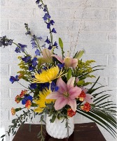 Festive Floral Arrangement  Any Occasion 