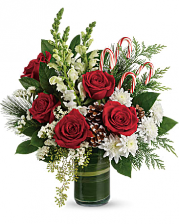  Festive Pines Bouquet 