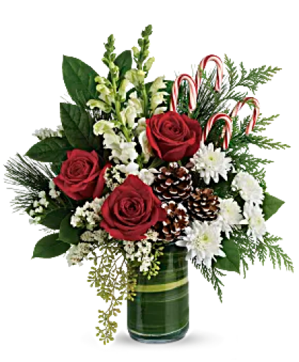 Festive Pines bouquet